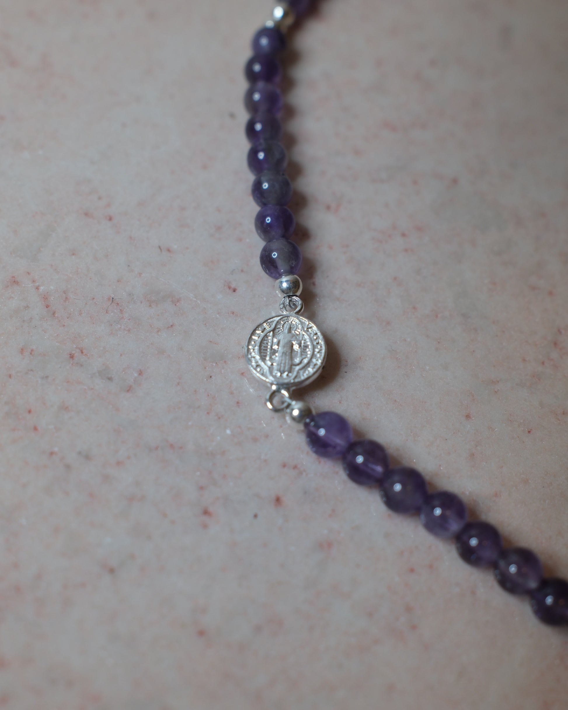 Ametist Armband i Sterling Silver 925 Spiritana