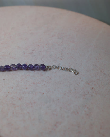 Ametist Armband i Sterling Silver 925 Spiritana