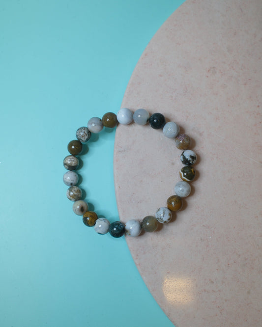 Oceanjaspis Armband, 8 mm