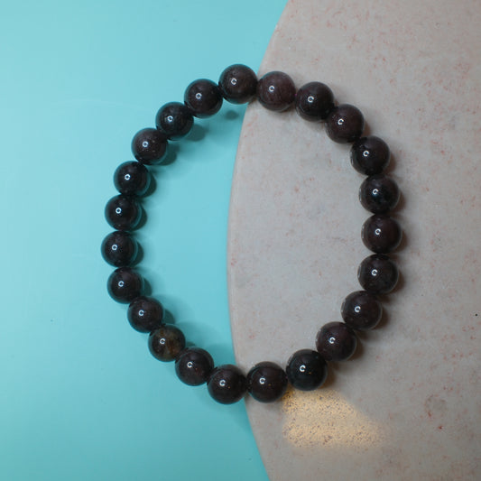 Granat armband, 8 mm Spiritana