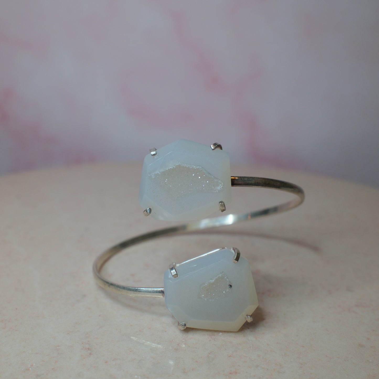 Agat armband, silver (B) Spiritana