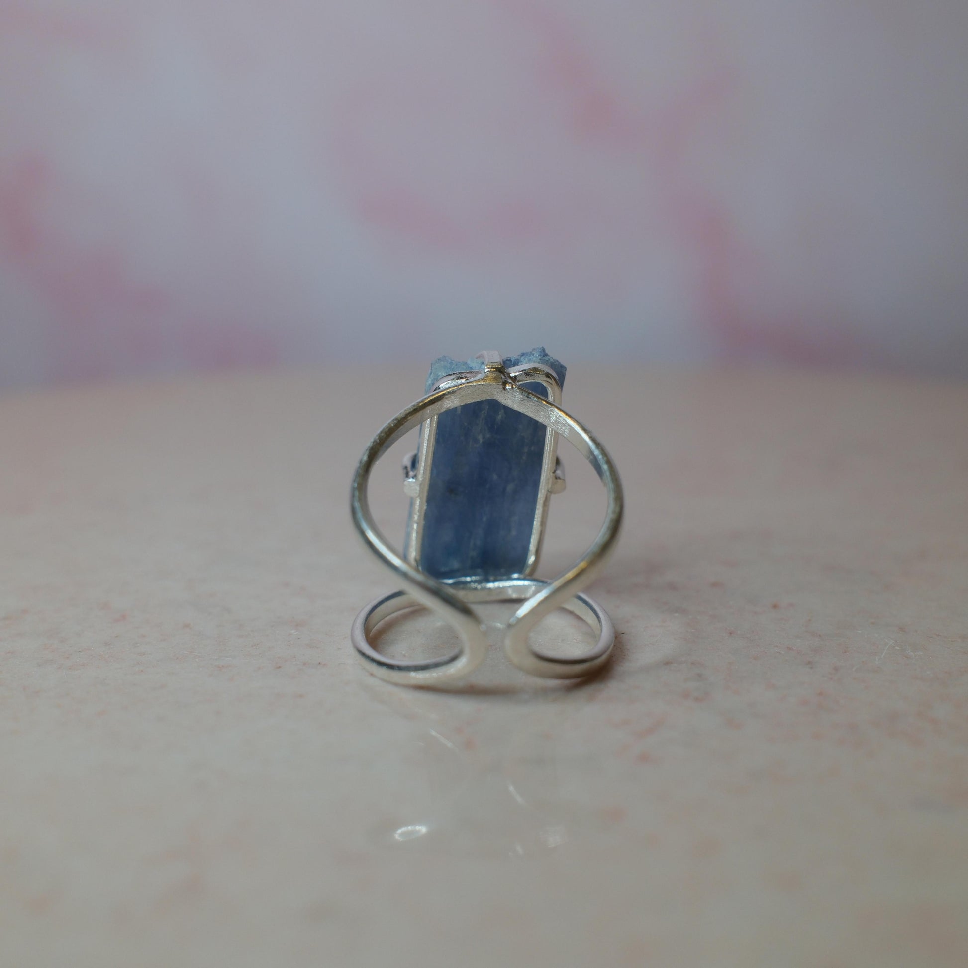 Kyanit ring, silver (B) Spiritana