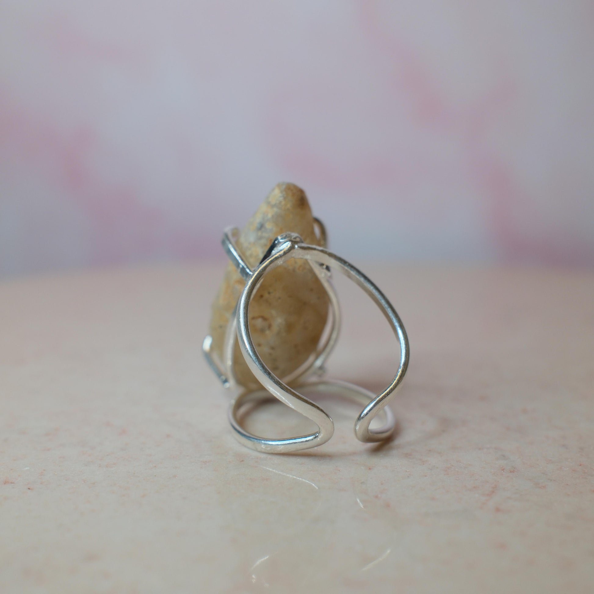 Agatgeod ring, silver (A) Spiritana