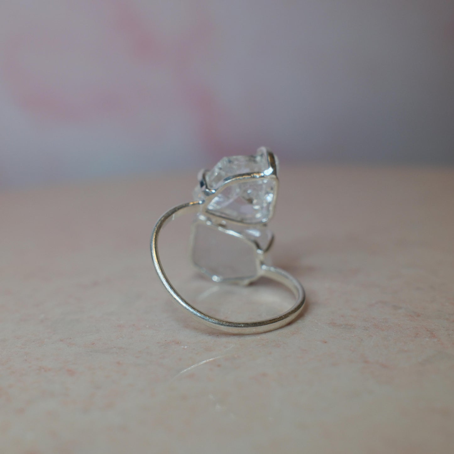 Bergkristall ring, silver (A) Spiritana