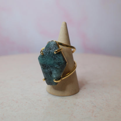 Smaragd ring, guld (A) Spiritana