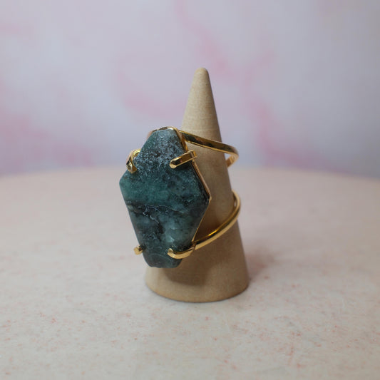 Smaragd ring, guld (A) Spiritana