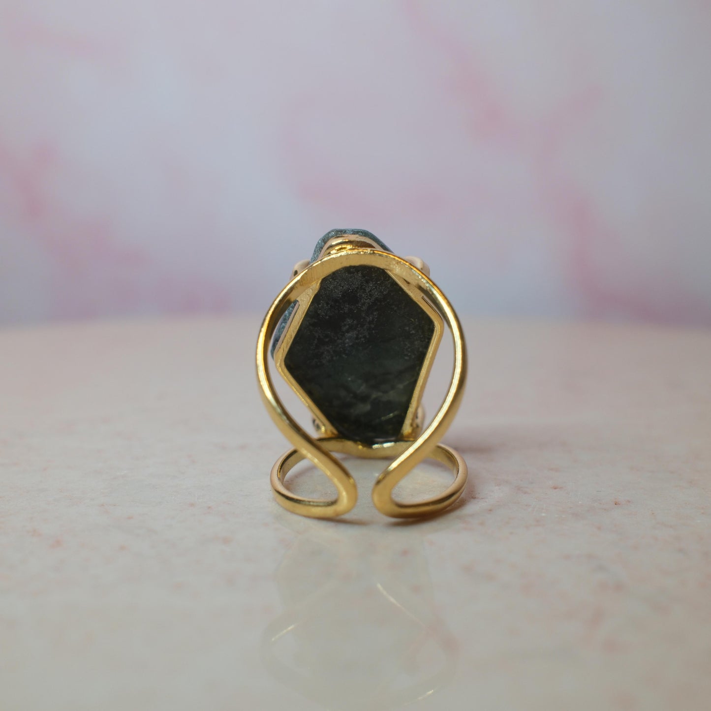 Smaragd ring, guld (A) Spiritana