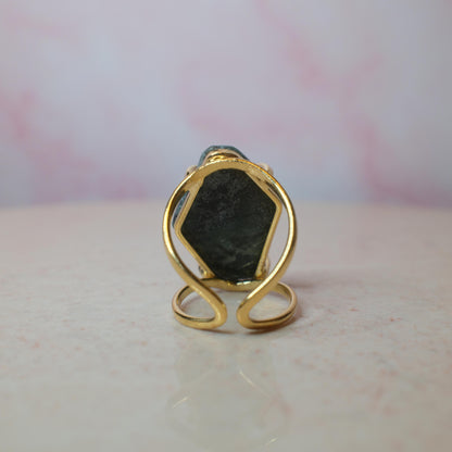 Smaragd ring, guld (A) Spiritana