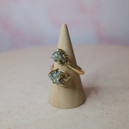 Pyrit ring, guld (B) Spiritana