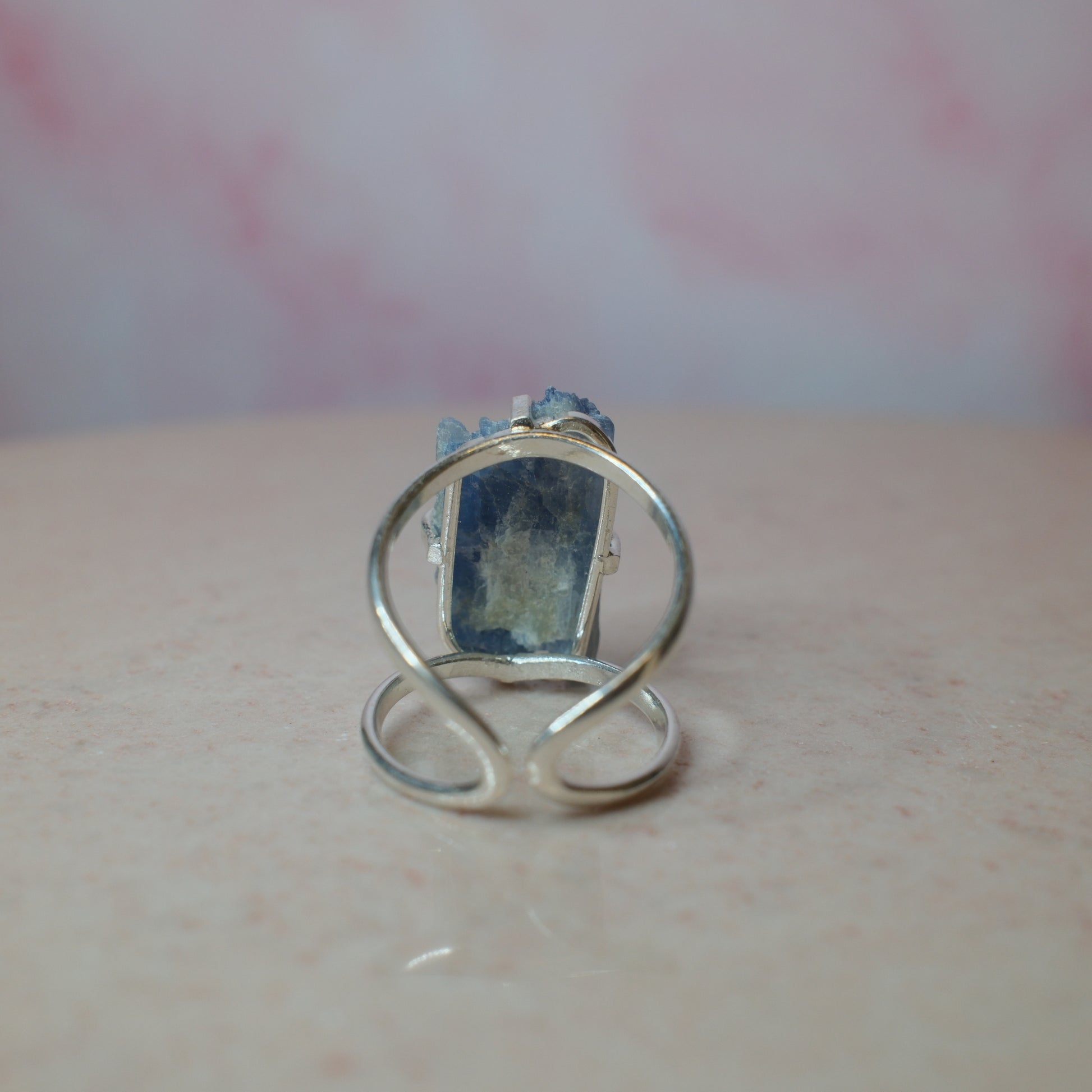 Kyanit ring, silver (E) Spiritana