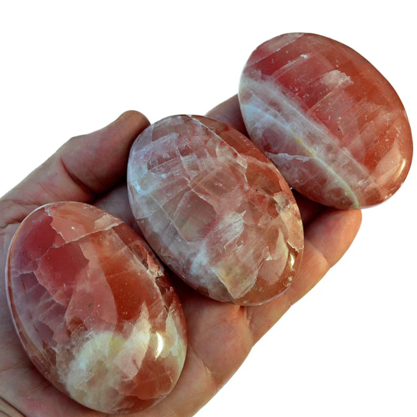 Rosa Kalcit Handsten, Trumlad