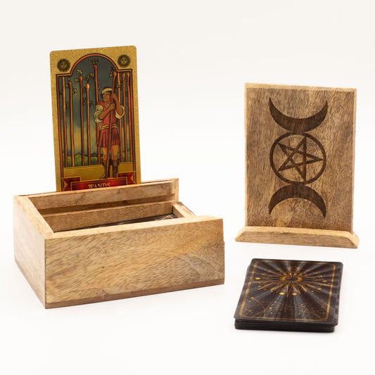 Liten Tarotbox med Korthållare