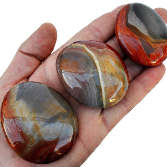 Polykrom Jaspis Handsten, Trumlad